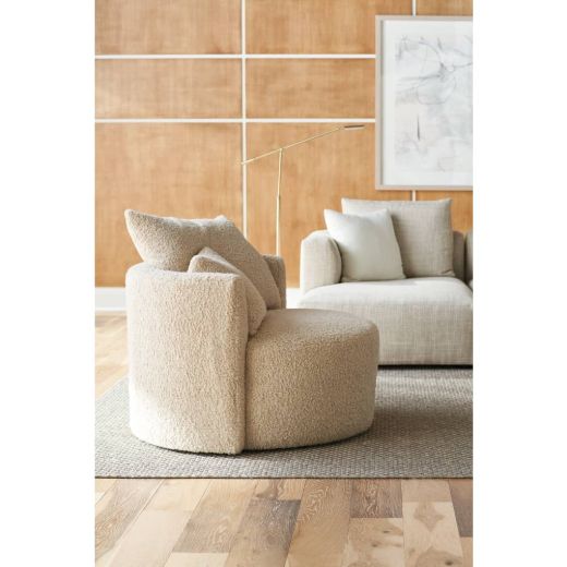 Picture of Neutral Boucle Leander Chair